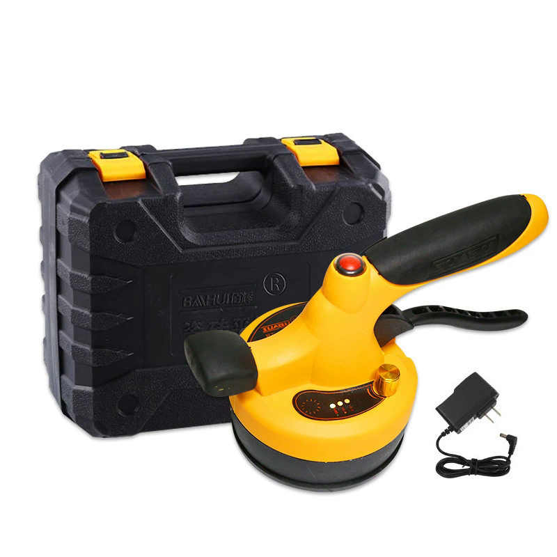 Ceramic Tile Floor - เครื่องปรับระดับกระเบื้องไฟฟ้าแบบมืออาชีพแบบชาร์จไฟได้แบบพกพาสำหรับผนังและพื้น เครื่องมือปรับระดับกระเบื้องเซรามิกแบบสั่นสะเทือนพร้อมไฟ LED