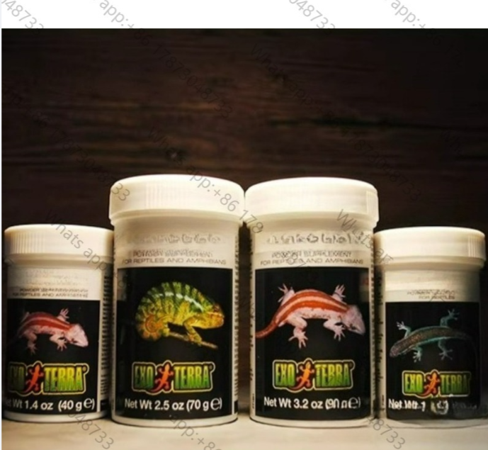 Vitamin D3 Reptile - ผงแคลเซียมสำหรับสัตว์เลื้อยคลาน พร้อมและไม่มีวิตามิน D3 สำหรับเต่า จิ้งจก เกโก้