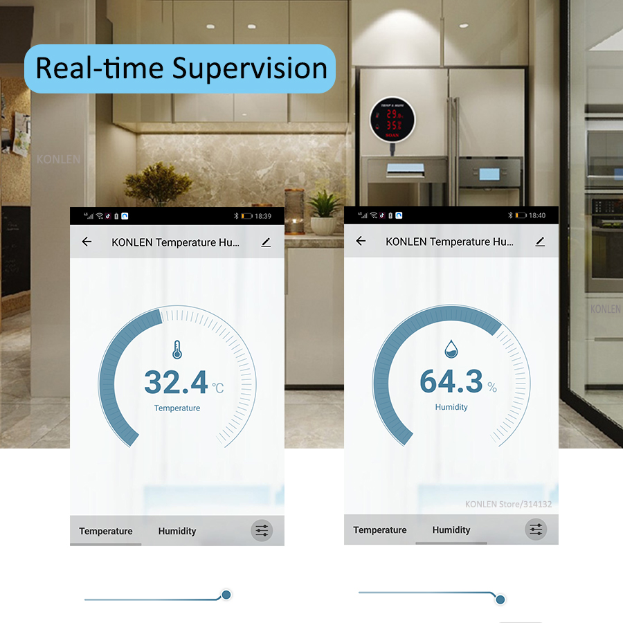 Tuya WIFI อุณหภูมิความชื้นเซนเ - Digital Hygrometer Probe บทวิจารณ์และราคา