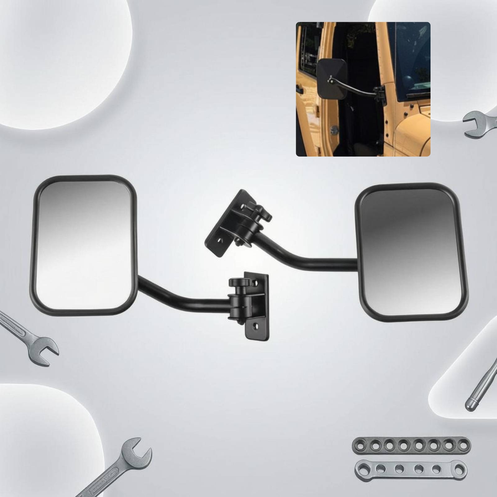 กระจกมองข้างแบบปรับได้สำหรับรถ - Glass Door Hinge บทวิจารณ์และราคา