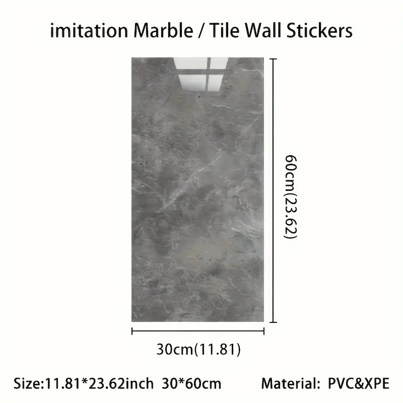 30 ซม.* 60 ซม.กระเบื้องลายหินอ - Pvc Panel Background บทวิจารณ์และราคา