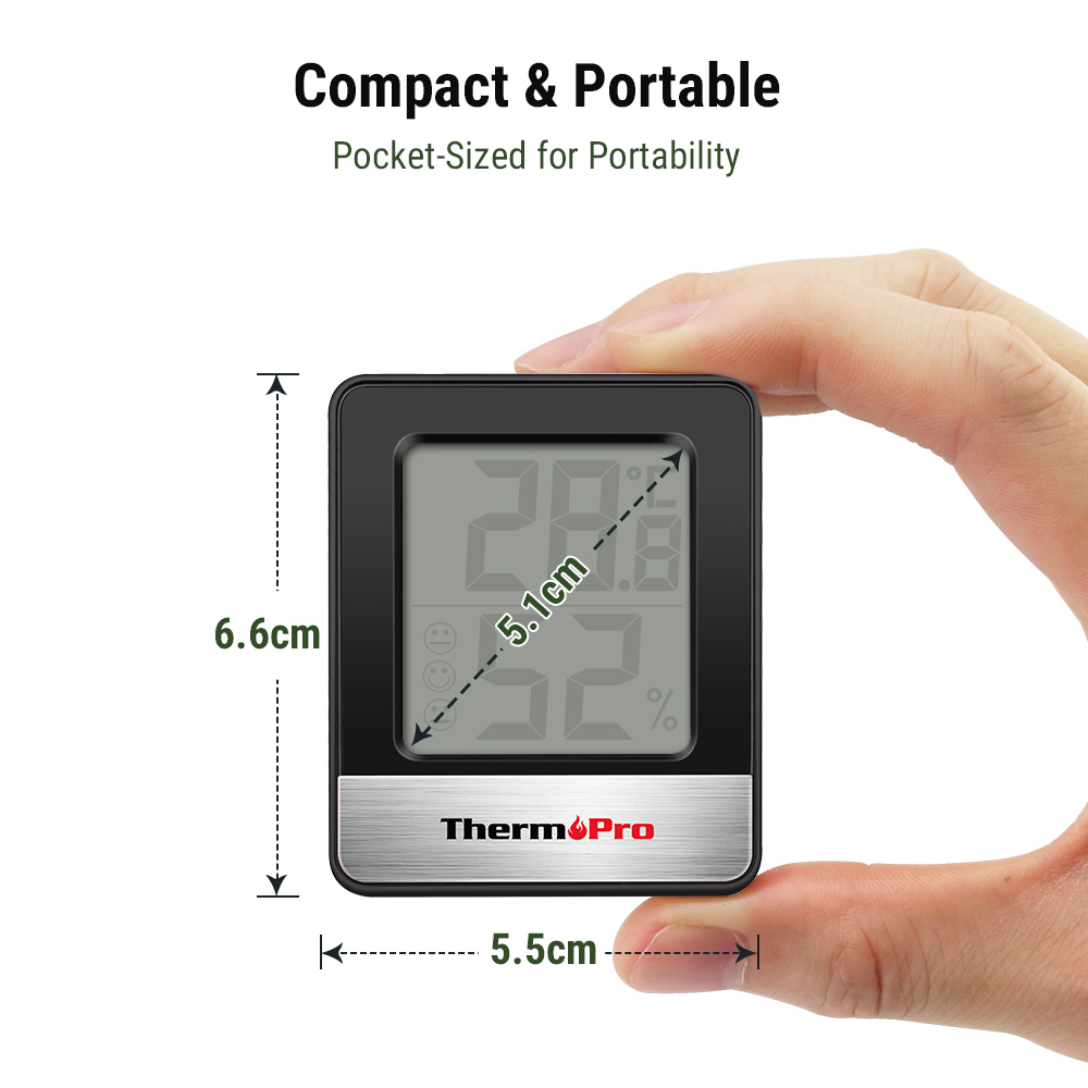 ThermoPro TP49 Mini Weather St - Digital Hygrometer Probe บทวิจารณ์และราคา