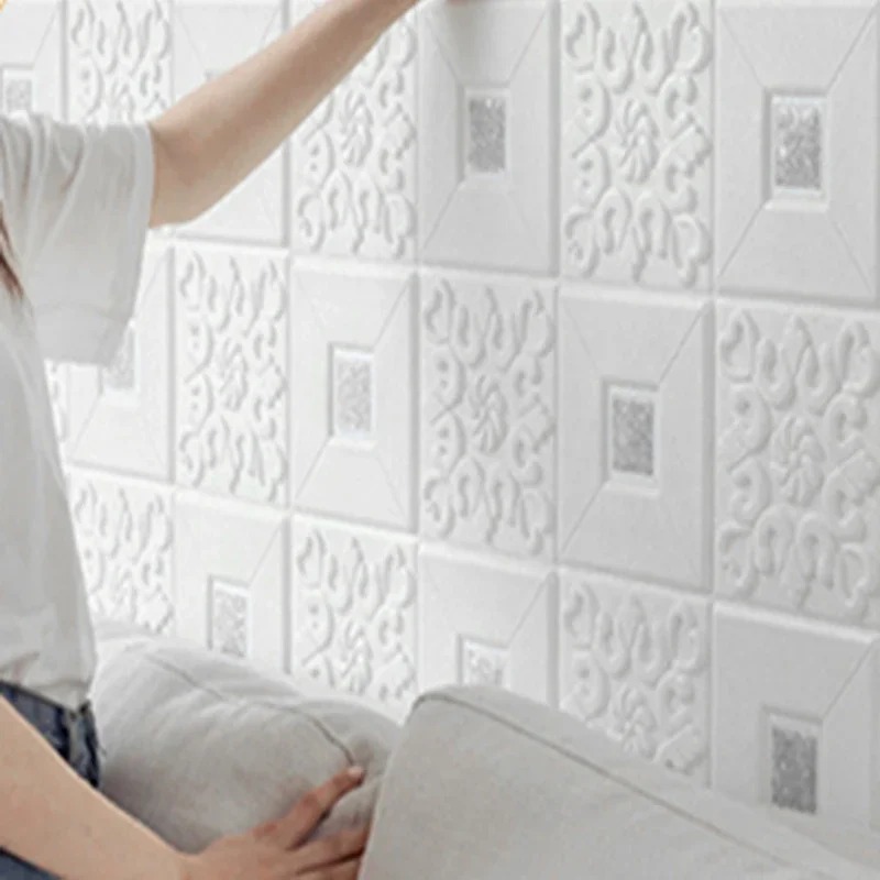 วอลเปเปอร์โฟมลายอิฐวินเทจ 3D ข - Pvc Panel Background บทวิจารณ์และราคา