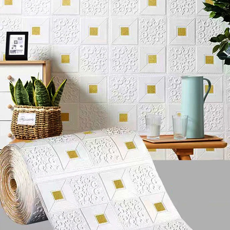 วอลเปเปอร์โฟมลายอิฐวินเทจ 3D ข - Pvc Panel Background บทวิจารณ์และราคา