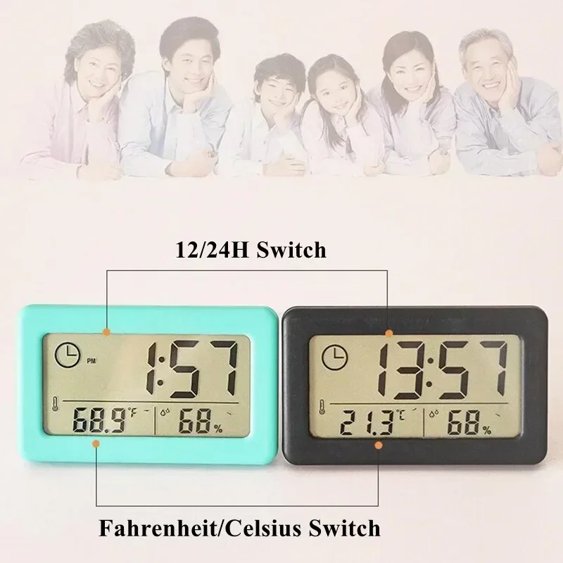 นาฬิกาปลุกนาฬิกาดิจิตอลตกแต่งห - Digital Hygrometer Probe บทวิจารณ์และราคา